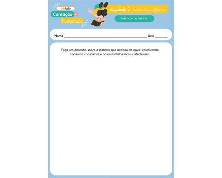 Imagem da Ficha de atividade 2 – Crianças não alfabetizadas